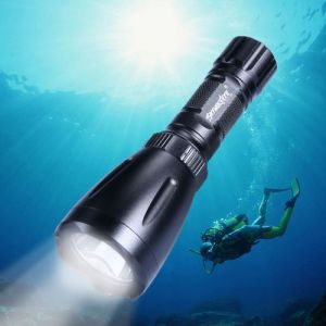 Q5 LED Lampe de poche sous-marine plongée sous-marine 80M torche étanche 18650_onaeatza266