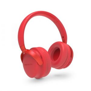 Casque Bluetooth 5.1 Energy Sistem - Conception Pliable - Batterie 25h - Basses Profondes - Microphone Haute Qualit&eacute; - Finitions M&eacute;talliques - Coloris Rouge