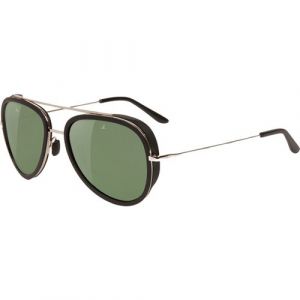 Lunettes de soleil Vuarnet Edge 1614 Pilote Noir Mat/Argent Pure Grey