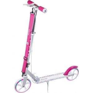 Trottinette grande roue Dots 200mm RAVEN Adulte Mixte Glisse urbaine Blanc/Rose Adulte Adulte Avec frein à main Raven