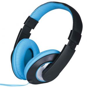 Casque intra-auriculaire Filaire St&eacute;r&eacute;o 3,5 mm avec Bandeau R&eacute;glable Grundig Bleu