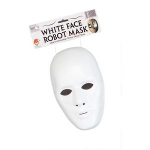 Bristol Novelty - Masque ROBOT - Adulte (Taille unique) (Blanc) - UTBN279