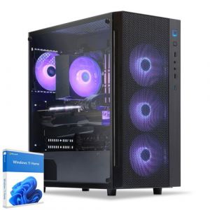 Sedatech PC Gamer Advanced ATX • AMD Ryzen 7 5700X 8x 3.4Ghz • Geforce RTX4060 • 32Go RAM • 1To SSD M.2 • Wifi • Windows 11 • Unité centrale
