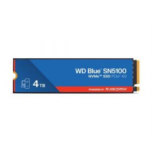 WD Blue SN5100 - SSD - 4 To - interne - M.2 2280 - PCIe 4.0 x4 (NVMe)