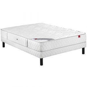 Ensemble Epeda Ressorts Multi Actif Paillette + Sommier + Pieds 180x200