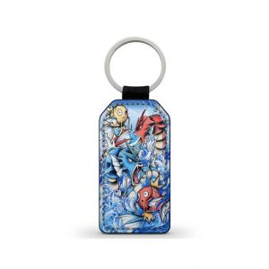 Porte-Clés Fifrelin Noir en Simili Cuir Leviator Gyarados Pokémon 5 Ref 4539