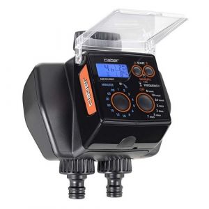 Programmateur d'arrosage &agrave; pile 2 voies Claber CLA-8488