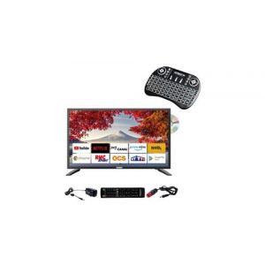Antarion tv led 19" 48cm smart connect dvd int&eacute;gr&eacute; + clavier ergonomique