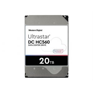 WD Ultrastar DC HC560 - Disque dur - 20 To - interne - 3.5" - SAS 12Gb/s - 7200 tours/min - m&eacute;moire tampon : 512 Mo