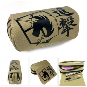 Trousse - Attack on Titan -2 compartiments- Multicolore (20x10x7.5cm) #31