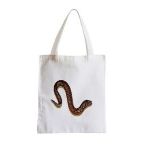 Grand sac pour shopping Couleuvre léopard biologie