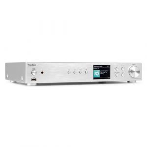 Audizio Adria Radio internet Wi-Fi avec Bluetooth - Alu, avec fonction réveil, radio dab+ et Tuner FM