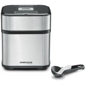 Rommelsbacher Machine &agrave; cr&egrave;me glac&eacute;e IM 12 sorbeti&egrave;re Sorbeti&egrave;re traditionnelle 1,5 L Noir, Acier inoxydable