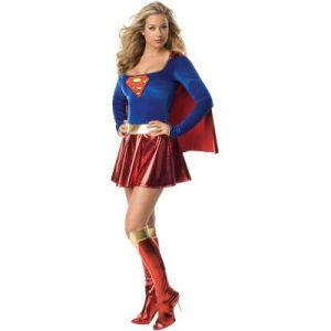 Déguisement luxe Supergirl? femme sexy Large