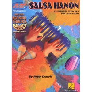 M&eacute;thodes et p&eacute;dagogie HAL LEONARD SALSA HANON PLAY ALONG - 50 ESSENTIAL EXERCISES LATIN PIANO + CD - PIANO SOLO Piano