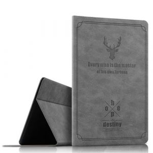 Etui en PU + TPU motif de cerf avec support gris pour votre Huawei MediaPad T3 10