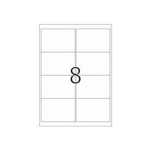 HERMA Special - Papier - mat - auto-adhésif repositionnable - blanc - 99.1 x 67.7 mm 200 étiquette(s) (25 feuille(s) x 8 étiquettes adresses