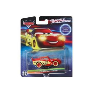 Coffret cars voiture flash mcqueen - set v&eacute;hicule miniature + 1 carte tigre