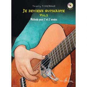 Méthodes et pédagogie LEMOINE TISSERAND THIERRY - JE DEVIENS GUITARISTE VOL.2 + CD Guitare acoustique