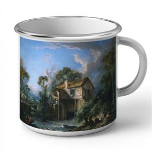 Fabulous Mug en m&eacute;tal &eacute;maille Francois Boucher Le Pigeonnier