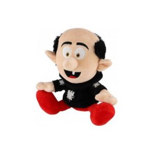 Peluche gargamel 33 cm - set doudou enfant collection schtroumpf avec 1 carte tigre