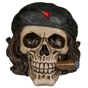 Tirelire en r&eacute;sine Cr&acirc;ne Ch&eacute;