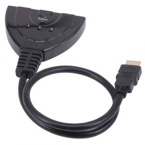 Alpexe switch commutateur hdmi 3x1 en uhd 4k 30hz hdmi 1. 4 3d - 3 entrées 1 sortie - 4kx2k ultra hd