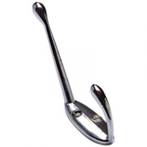 Bulk Hardware Bh01126 Lot De 2 Patères Pour Manteau Et Chapeau Chromées