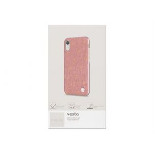 Moshi Vesta - Coque de protection pour téléphone portable - tissu - rose macaron - pour Apple iPhone XR