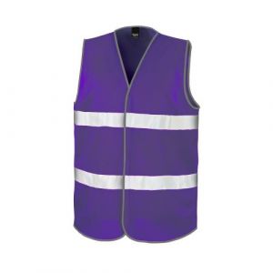 Result Core - Gilet de s&eacute;curit&eacute; haute visibilit&eacute; - Adulte unisexe (2XL) (Violet) - UTRW3242