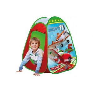 Tente de jeu enfant disney : avion planes 75 x 75 x 90 cm - jeu de plein air garcon