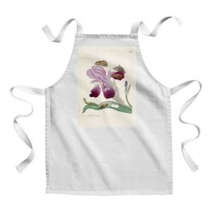 Fabulous Tablier Enfant Cuisine Iris Papillons Chenilles Illustration Botanique - Qualit&eacute; Premium 100% Coton