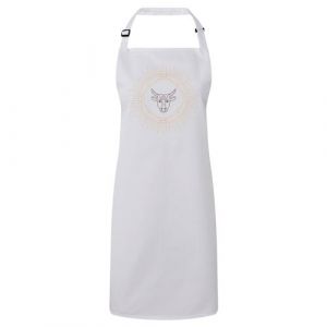 Fabulous Tablier Cuisine Premium Blanc Boeuf Signe Chinois Astrologie