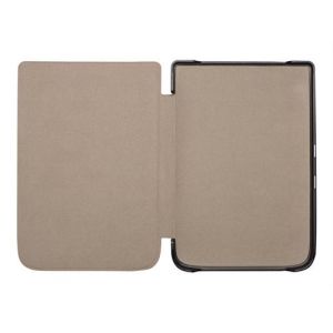 PocketBook Shell series - Étui à rabat pour lecteur eBook - plastique, polyuréthane, microfibre - 6" - pour PocketBook Basic Lux 2, Touch Lux 4