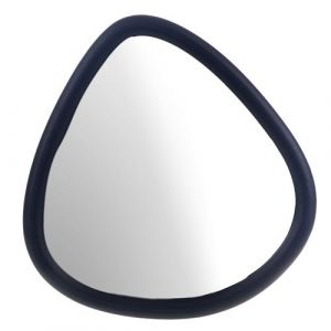 Miroir boh&egrave;me Simili 60x63 cm - Amadeus - Noir - Verre