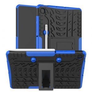 Housse etui coque rigide anti choc pour Samsung Galaxy Tab S6 Lite P610 / P615 (10,4 pouces) - BLEU - htdmobiles