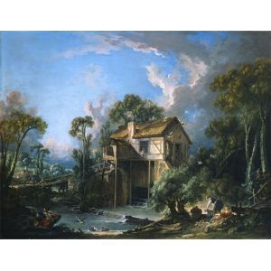 Fabulous Poster Francois boucher le pigeonnier (31cm x 40cm)