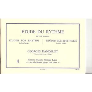 Etude Du Rythme Vol.4 Dandelot