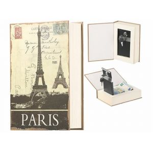 XCase : Livre coffre-fort en acier dissimul&eacute; - livre de voyage