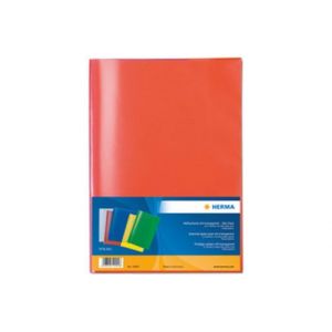 HERMA Prot&egrave;ge-cahiers, format A4, en PP, orange transparent
