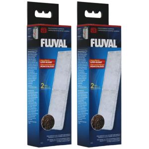 Fluval A482 Poly/Clearmax cartouche pour filtre Fluval U3, 2 x 2 pièces