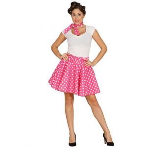 déguisement pin up rose adulte - taille unique - rose - guirca 84522