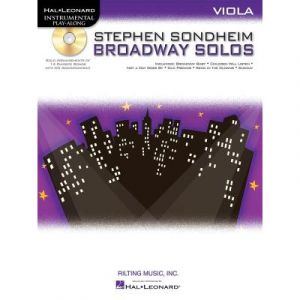 Partitions vari&eacute;t&eacute;, pop, rock... HAL LEONARD INSTRUMENTAL PLAY ALONG - SONDHEIM STEPHEN - BROADWAY SOLOS + CD - VIOLA Musique films - com&eacute;dies musical