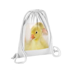 Fabulous Sac de Gym en Coton Blanc Gang De Canetons Mignon 12 Litres