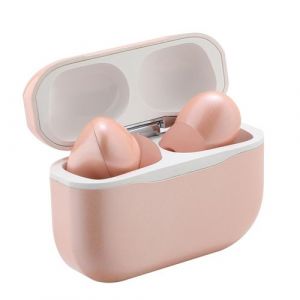 Ecouteurs Bluetooth Sans Fil Intra-auriculaires Son Hifi et Réduction de Bruit Rose YONIS