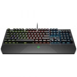 HP Pavilion Gaming 800 - Clavier - rétro-éclairé - USB - Français - commutateur : interrupteur rouge - pour Pavilion 24, 27, 32, 590, 595, TP01