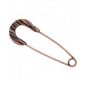 Epingle à Kilt bout rond cuivré 75 MM X 1 - Union Knopf(...) - Marron