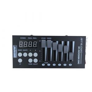 Power Lighting MINISHOW54c - Console DMX 54 Canaux Contrôleurs DMX
