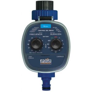 AQUA CONTROL C4099O Programmateur d'irrigation de Jardin. Nez Robinet 1 Voie, Noir