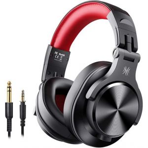 Casque Audio Filaire OneOdio A70 Compatible Smartphone/PC -rouge